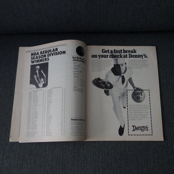 1979-80  Hoop The Official NBA Program Magazine Portland Trailblazers Directory - Picture 6 of 16